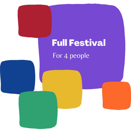 Festival pass for 4 people
